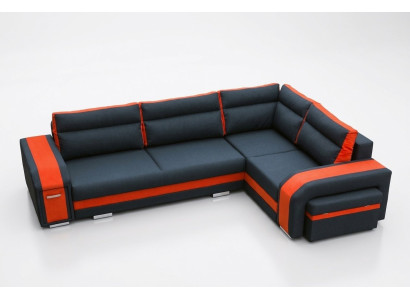 Sofa Sofa rozkładana Sofa z funkcją łóżka + Podstawa łóżka Narożnikowa kanapa Couch (Nowość)