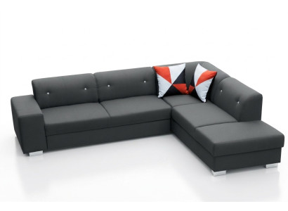 Sofa Sofa Rozkładana Sofa z funkcją łóżka + Podstawa łóżka Narożnikowa kanapa Couch NOWOŚĆ