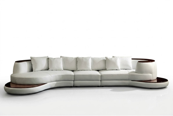 Okrągła sofa projektanta Narożnikowa kanapa Sofa Couch Podkładka Skóra Ustawić Żywy krajobraz Royal
