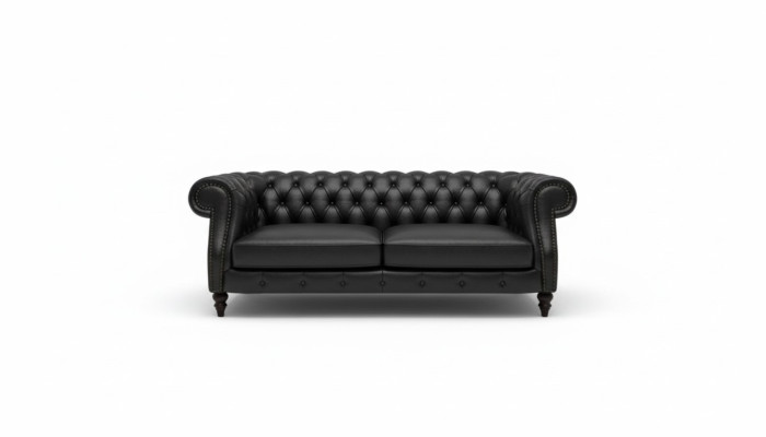 Tapicerka kanapa Sofa Klasyczne Chesterfield Nowa Skóra Sofy 3-osobowe CHARLYNEW