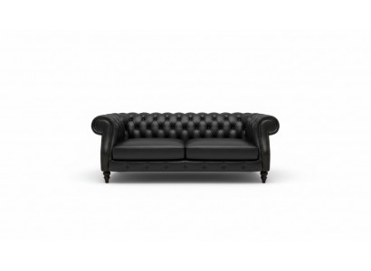 Tapicerka kanapa Sofa Klasyczne Chesterfield Nowa Skóra Sofy 3-osobowe CHARLYNEW