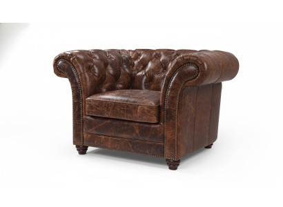 Chesterfield Sofa Couch Podkładka 1 miejsce do siedzenia Fotel Sofas Design Podkładka Skóra Nowość