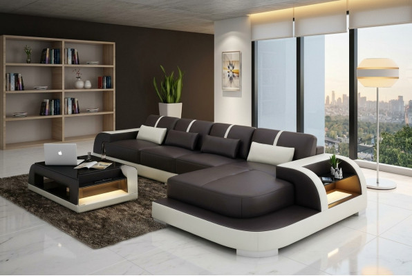 Narożnikowa kanapa Sofa Kanapa Podkładka Żywy krajobraz Narożnik tapicerowany Designerska sofa Sofa skórzana LubyB
