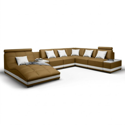 Designerska sofa Narożnikowa kanapa Żywy krajobraz Sofa okrągła Sofa skórzana Kanapa Sofa UForm NiddaA