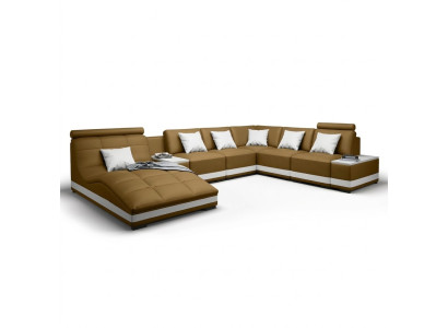 Designerska sofa Narożnikowa kanapa Żywy krajobraz Sofa okrągła Sofa skórzana Kanapa Sofa UForm NiddaA