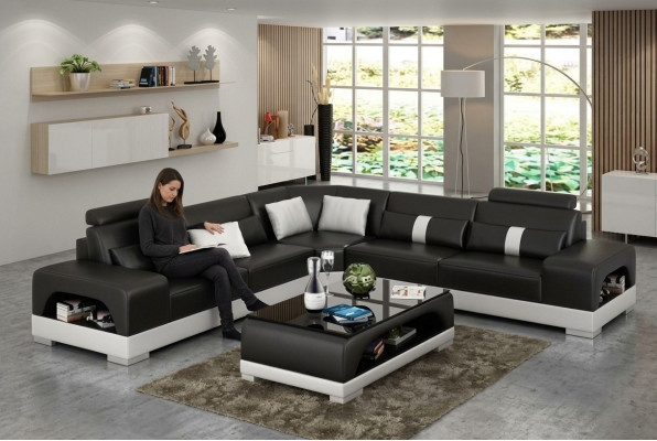 Projektant Żywy krajobraz Narożnikowa kanapa Sofa Kanapa Duża L Form XXL Siedziba Ustawić Sandberg