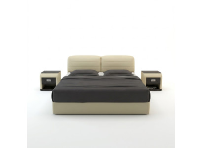 Skóra Łóżko Design Podkładka łóżka Luxury Double Modern Marriage 140/160/180 LB8827