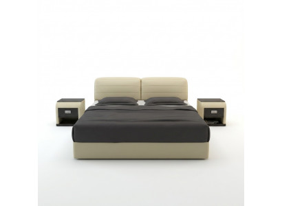 Skóra Łóżko Design Podkładka łóżka Luxury Double Modern Marriage 140/160/180 LB8827