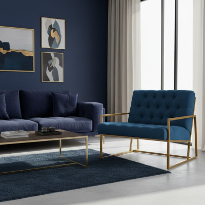 Sofa ławka Projektant Fotel Meble drewniane EuropaChesterfield