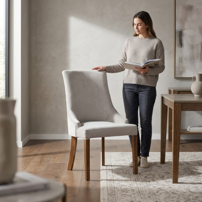 Projektant Krzesło Luksusowy Fotel Podkładka Krzesła Fotel Living Dining Pokój Nowość
