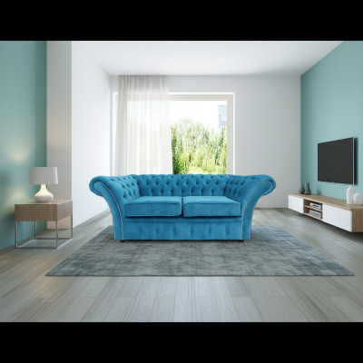 Sofa Chesterfield Kanapa Tapicerowane Kanapy Klasyczny 2-osobowy Skórzany Materiał Winchester