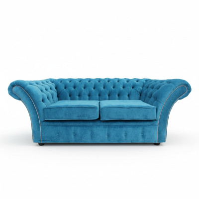 Sofa Chesterfield Kanapa Tapicerowane Kanapy Klasyczny 2-osobowy Skórzany Materiał Winchester