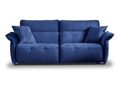 Sofa 3-Sitzer Stoff Modern Mit Holzfüßen
