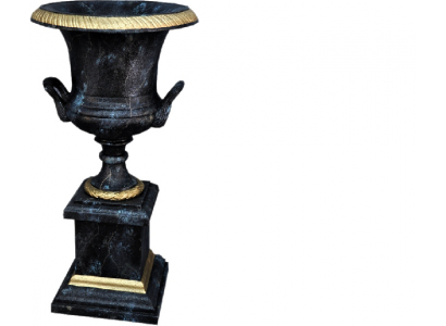 XXL Vase Tisch Dekoration Deko Vasen Antik Stil Skulptur Figur Kelch Rom 0879