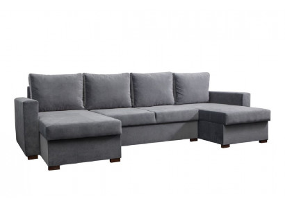UForm Sofa  Designer Sofa mit Bettfunktion Bettkasten Schlafsofa Ecksofa Couch