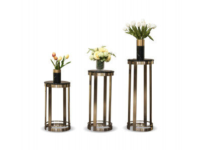 Design Blumenständer Blumenstand Ständer Edelstahl Blumentopfständer - Model WBl