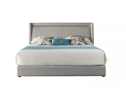 Bett Polster Design Luxus Doppel Hotel Betten Schlaf Zimmer Leder Neu 180x200cm