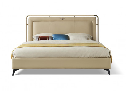 Bett Polster Klassisches Doppelbett 180x200cm Holz Hotel Betten Schlafzimmer Neu