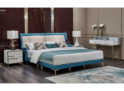 Bett 2x Nachttisch Schlafzimmer Set Betten Möbel Klassische Möbel Sets 3 tlg.