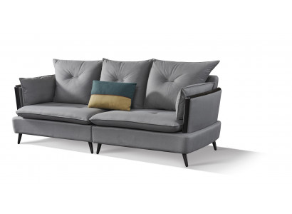 Sofa 3 Sitzer Textil Sofas Couch Polster Garnitur Sofagarnitur Moderne Couchen