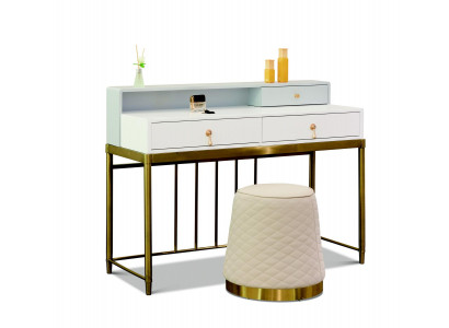 Designer Holz Konsolentisch Tisch Konsole Konsolentische Schmink Konsole 2tlg