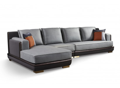 Design Esk Ecksofa L form Modern Sofas Ledersofa Couch Wohnlandschaft Sofa Sitz