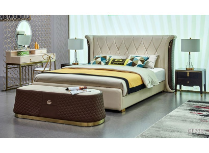Doppelbett Bett Ehebett Design Luxus Luxur Polsterbett Designbett  Betten