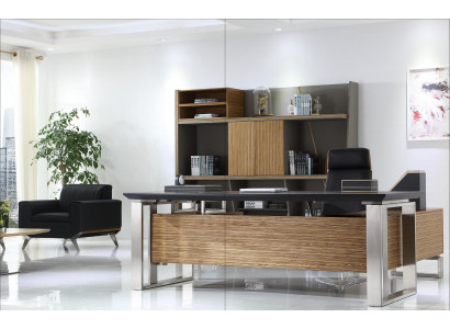 Holzschrank in Schwarz für modernes Wohnzimmer