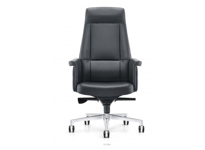 Kunstleder-Sessel in Schwarz modern, komfortabel und stilvoll