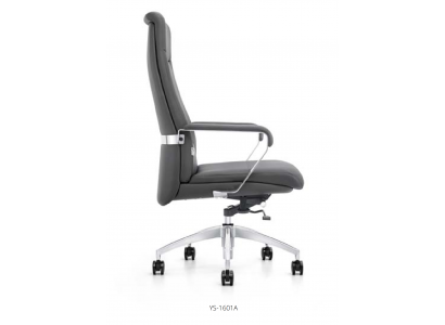 Kunstleder-Sessel in Schwarz modern eleganter Stil
