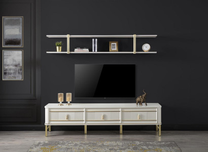 tv Ständer Kommode rtv Ständer Holztisch Wandregal modernes Design neu