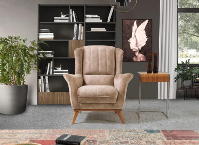 Wohnzimmer Sessel Design Couch Textil  Luxus Polster Lounge Club Einsitzer