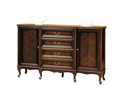 Anrichte Schubladenschrank Stauraummöbel Sideboard Buffet Antikkommode Schrank