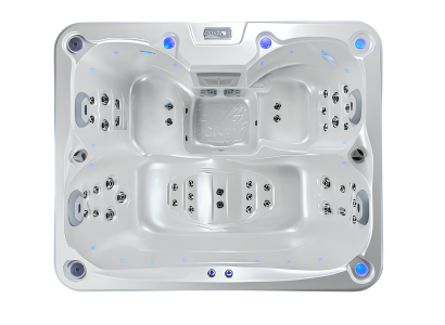 Whirlpool Hydromassagewanne Relaxpool Sprudelbad Whirlwanne 200x165 cm
