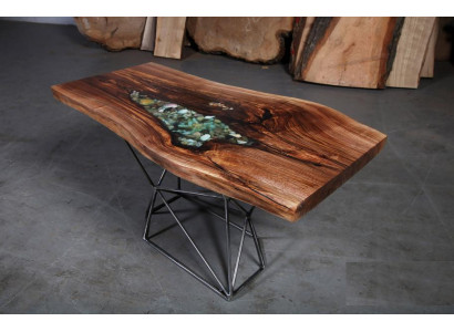 Couchtisch Braun Modern Design Holz Rechteckig Hochwertig Möbel Wohnzimmer