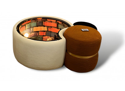 Wohnzimmertisch Set Couchtisch Hocker Holz Moderne Luxus Möbel 3tlg Sofatisch