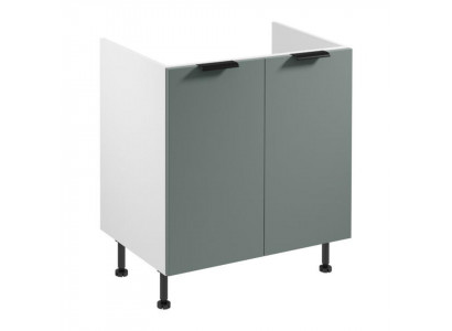 Spülenunterschrank Spülenschrank Unterbauschrank Küchenschrank Weiß Holz