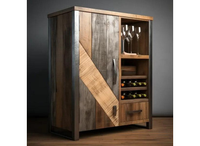 Weinschrank Weinmöbel Flaschenregal Weinkommode Weinablage Weinständer