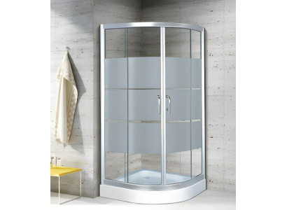 Duschkabine Schiebetür Duschtür Duschabtrennung Dusche Eckdusche 120x120 cm