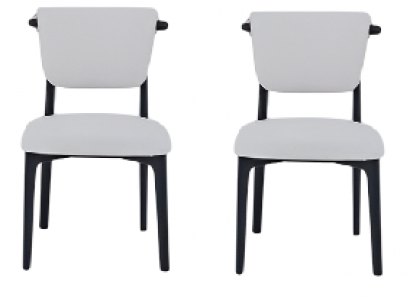 Weiße Stühle Polsterstuhl Zwei Stühle im Set Stühle für Esszimmer und Küche