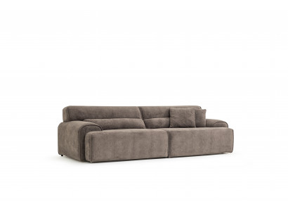 4-Sitzer Sofa braun modern komfortabel stilvoll für Ihr Wohnzimmer